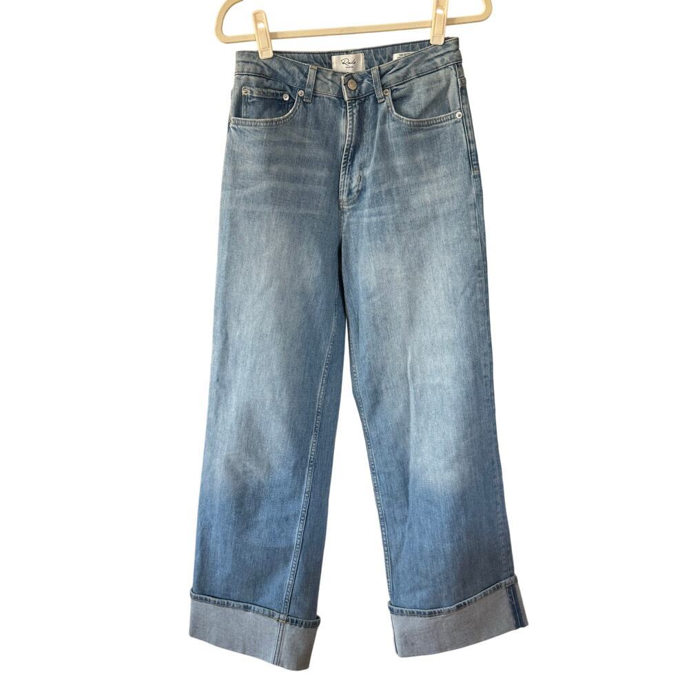 Rails Light Blue Wide-Leg Jeans - Picture 4 of 9